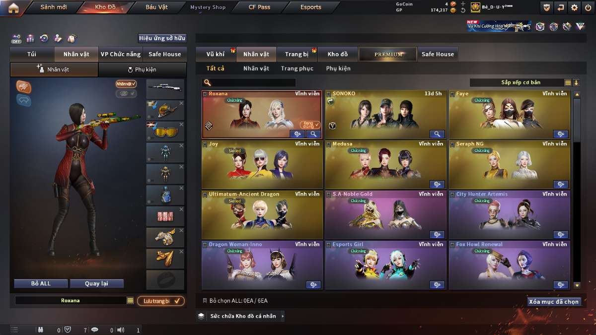 shop acc cf uy tin gia re